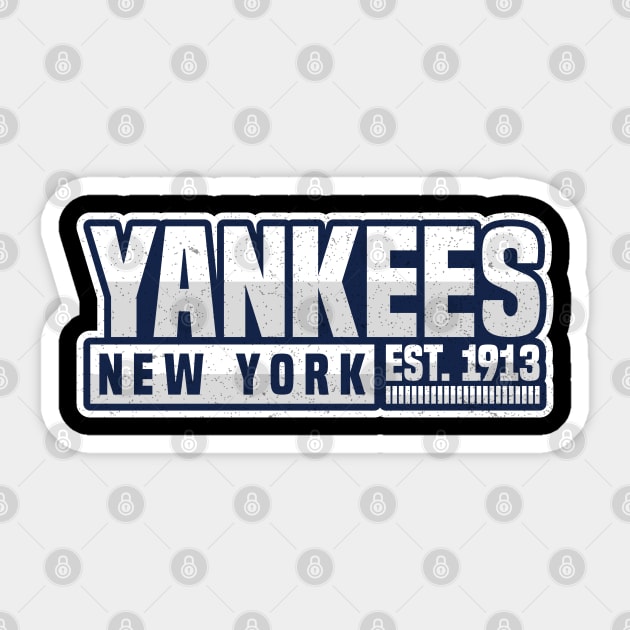 New York Yankees 02 Sticker by yasminkul